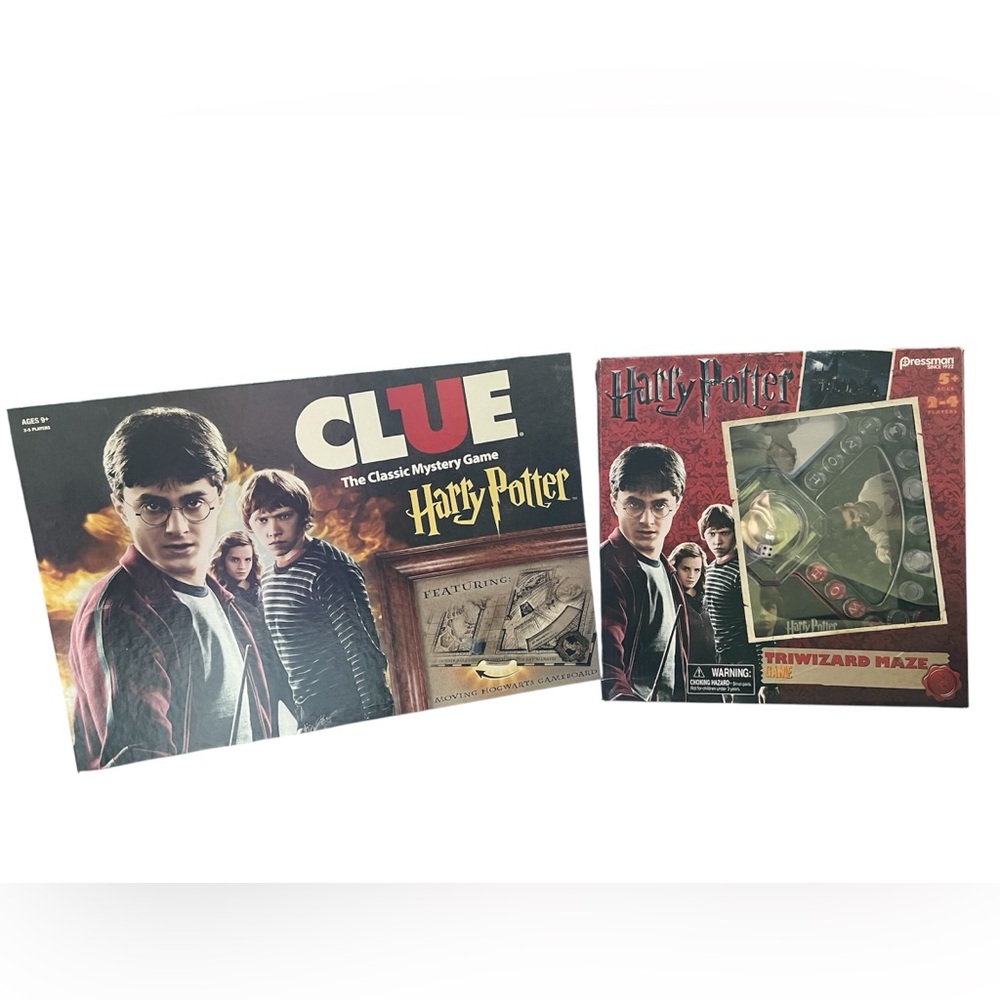Harry Potter clue and Harry Potter trouble a.k.a. the TRIWIZARD MAZE